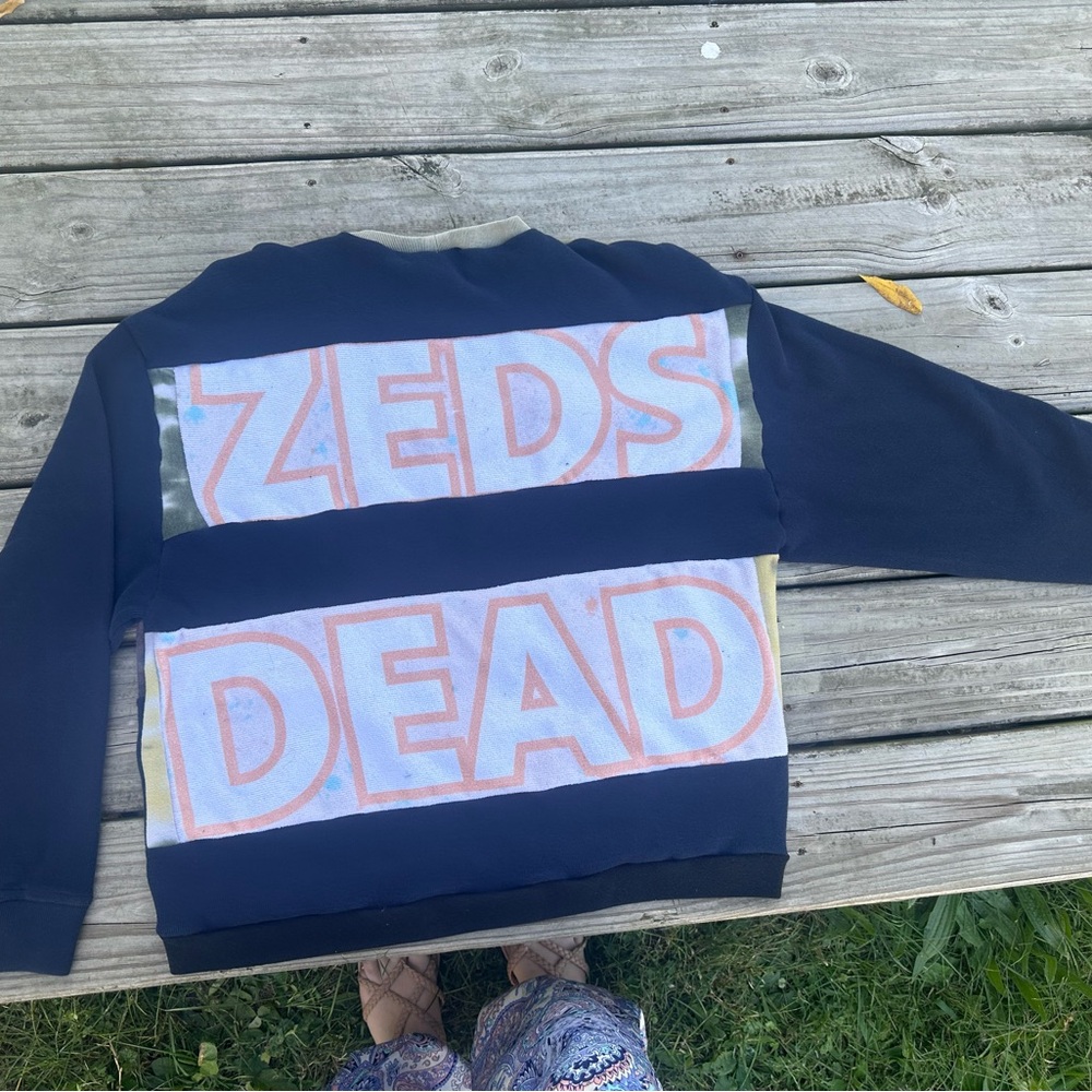 Upcycled Zeds Dead Crewneck